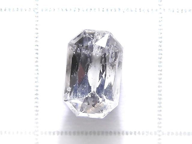 [Video][One of a kind] High Quality Colorless Enstatite Loose Stone Faceted 1pc NO.18