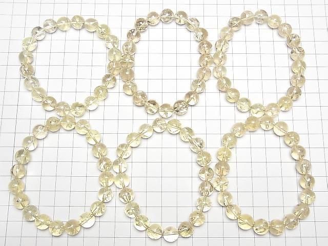 [Video] Lemon Iris Quartz AA++ Round 10mm Bracelet