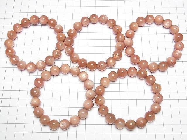 [Video] Sunstone AA++ Round 12mm Bracelet