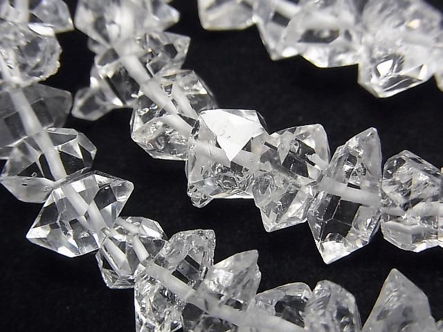 [Video] NY Herkimer Diamond AAA Rough Rock [3XL Size] 1strand beads (approx. 6 inches/15 cm)