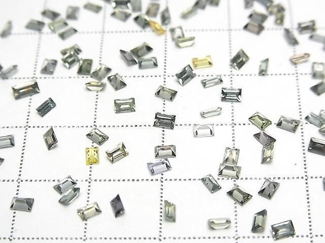 [Video] High Quality Green Sapphire AAA Loose Stone Rectangle Faceted 3x2mm 3pcs