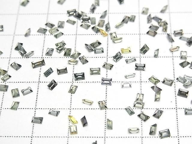 [Video] High Quality Green Sapphire AAA Loose Stone Rectangle Faceted 3x2mm 3pcs