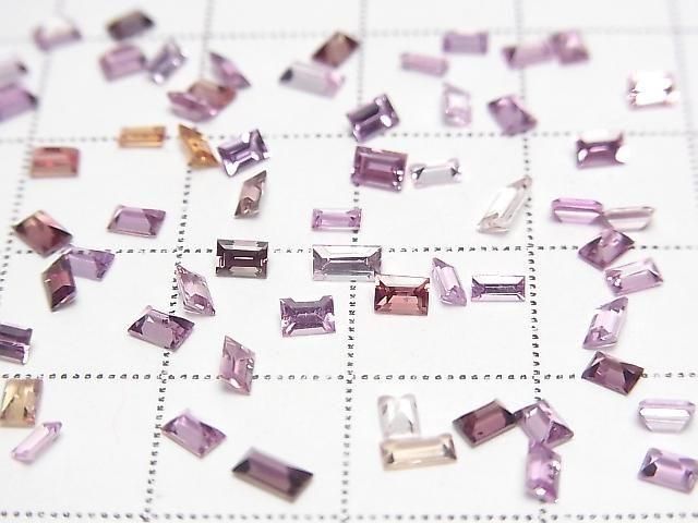 [Video] High Quality Purple Sapphire AAA Loose Stone Rectangle Faceted 3x2mm 3pcs