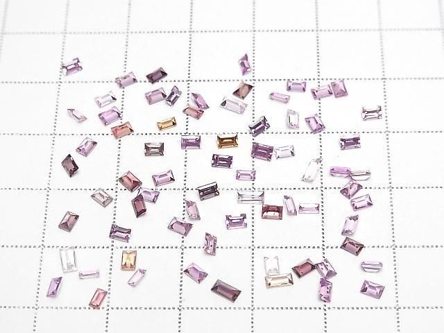 [Video] High Quality Purple Sapphire AAA Loose Stone Rectangle Faceted 3x2mm 3pcs