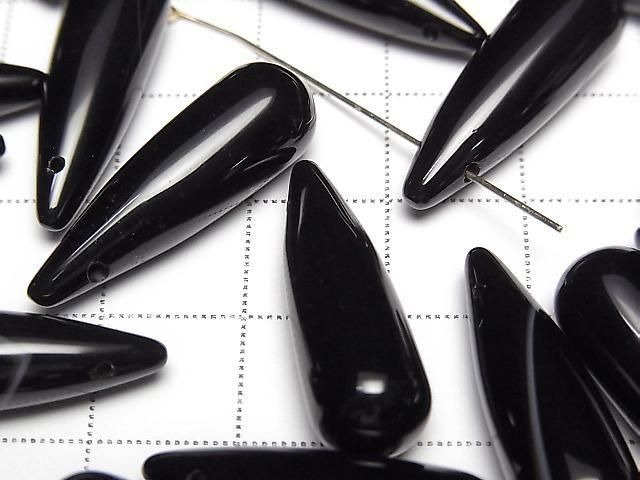 [Video] Onyx Drop (Smooth) 25x8mm 2pcs