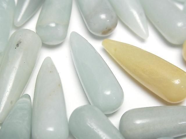 [Video] Amazonite AA Drop (Smooth) 25x8mm 2pcs