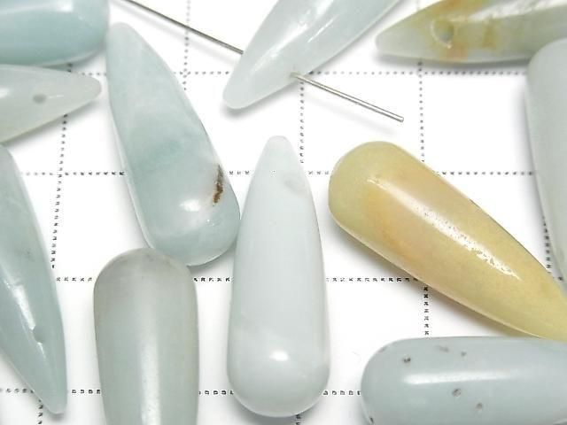 [Video] Amazonite AA Drop (Smooth) 25x8mm 2pcs