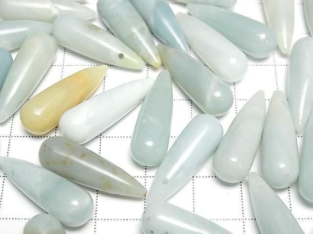 [Video] Amazonite AA Drop (Smooth) 25x8mm 2pcs