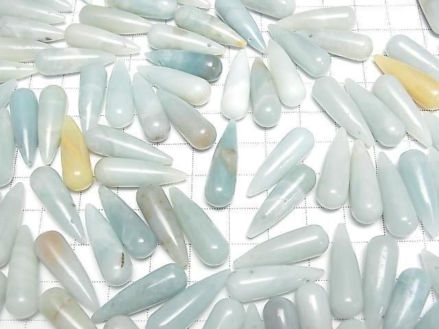 [Video] Amazonite AA Drop (Smooth) 25x8mm 2pcs