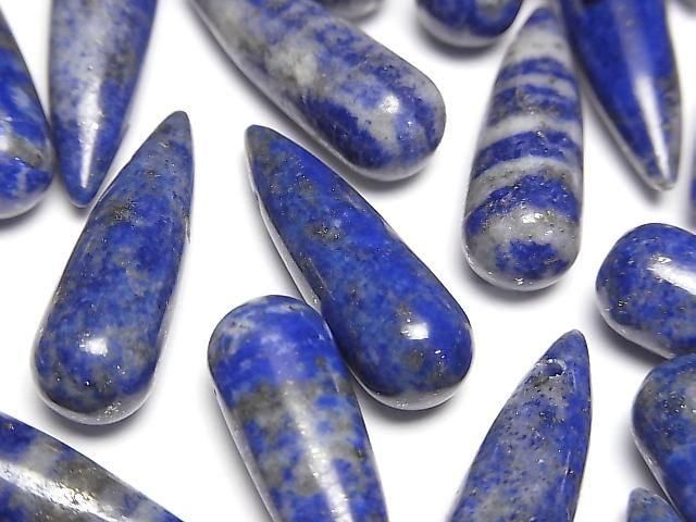 [Video] Lapislazuli AA Drop (Smooth) 25x8mm 2pcs