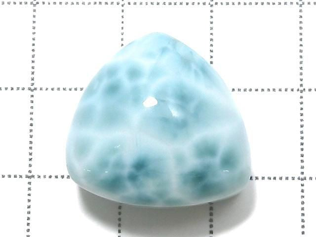 [Video][One of a kind] Larimar Pectolite AAA Cabochon 1pc NO.645
