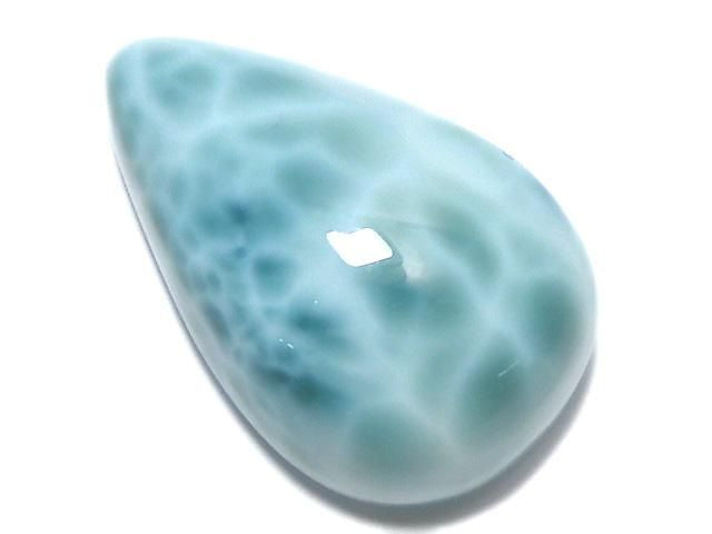 [Video][One of a kind] Larimar Pectolite AAA Cabochon 1pc NO.646