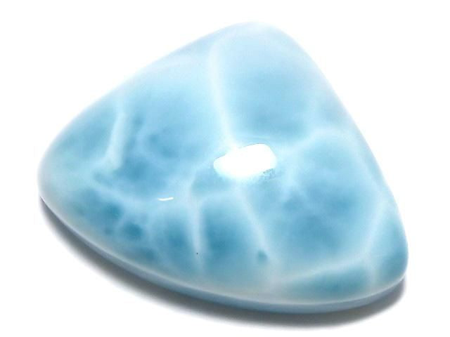 [Video][One of a kind] Larimar Pectolite AAA Cabochon 1pc NO.648
