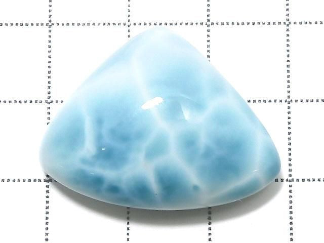 [Video][One of a kind] Larimar Pectolite AAA Cabochon 1pc NO.648