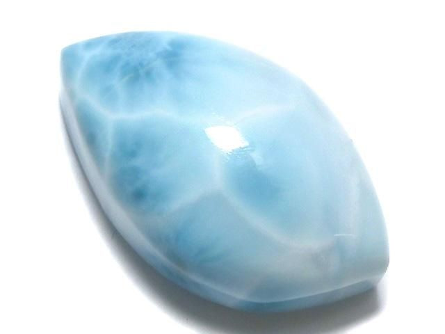 [Video][One of a kind] Larimar Pectolite AAA Cabochon 1pc NO.650