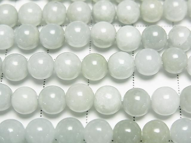 [Video] Burmese Jadeite AA++ Round 6mm half or 1strand beads (approx. 15 inches/38 cm)