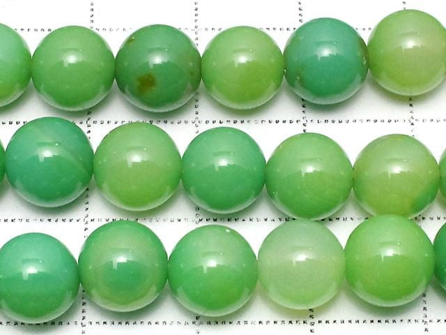 [Video] Green color Agate Round 8mm 1strand beads (approx. 15 inches/36 cm)