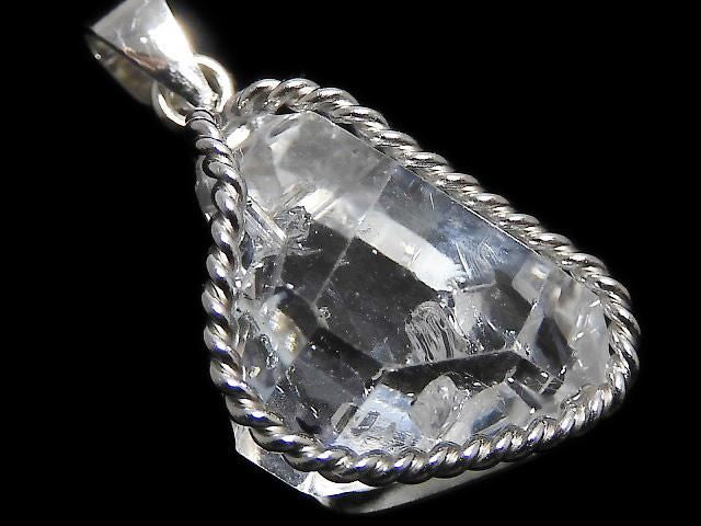 [Video][One of a kind] NY Herkimer Diamond Pendant Silver925 NO.22