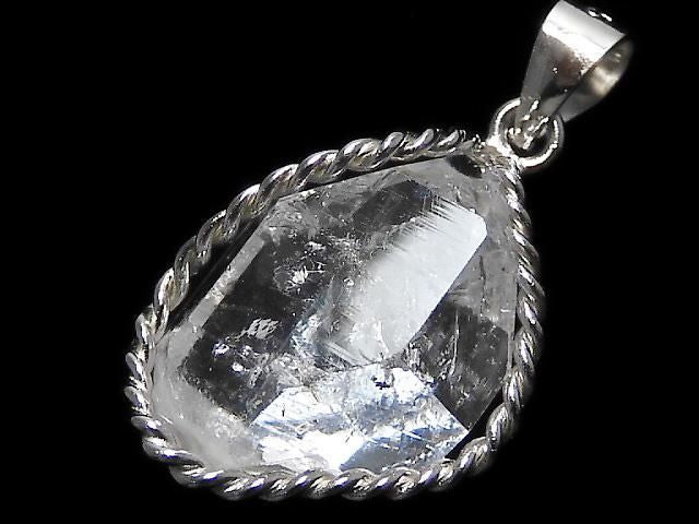 [Video][One of a kind] NY Herkimer Diamond Pendant Silver925 NO.25
