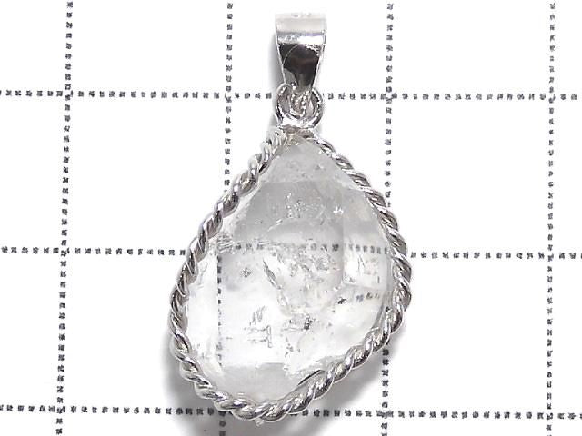 [Video][One of a kind] NY Herkimer Diamond Pendant Silver925 NO.25