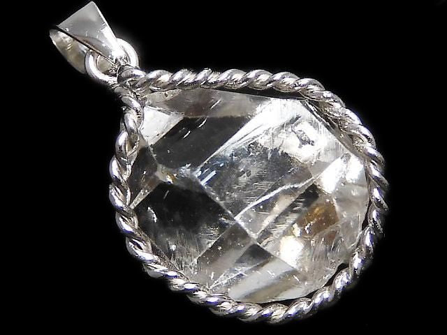 [Video][One of a kind] NY Herkimer Diamond Pendant Silver925 NO.28
