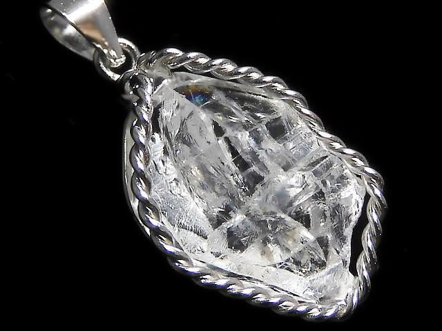 [Video][One of a kind] NY Herkimer Diamond Pendant Silver925 NO.29