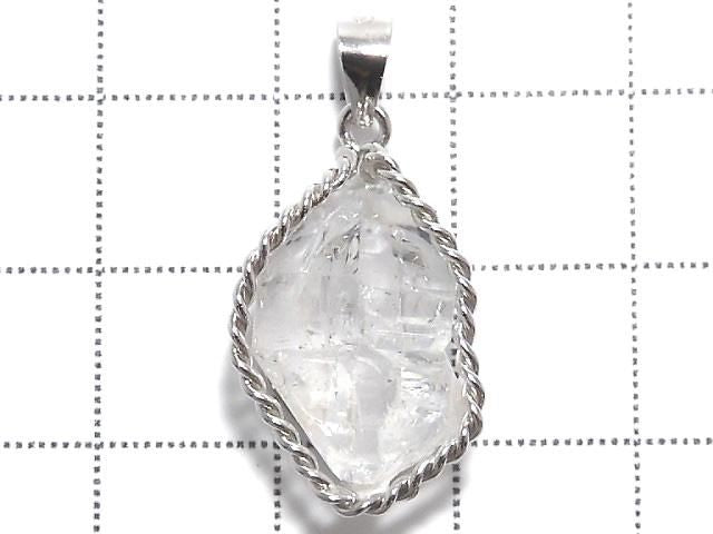 [Video][One of a kind] NY Herkimer Diamond Pendant Silver925 NO.29