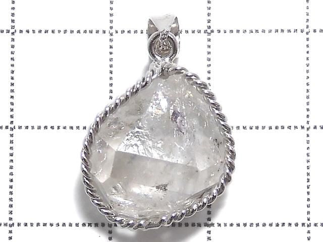 [Video][One of a kind] NY Herkimer Diamond Pendant Silver925 NO.31