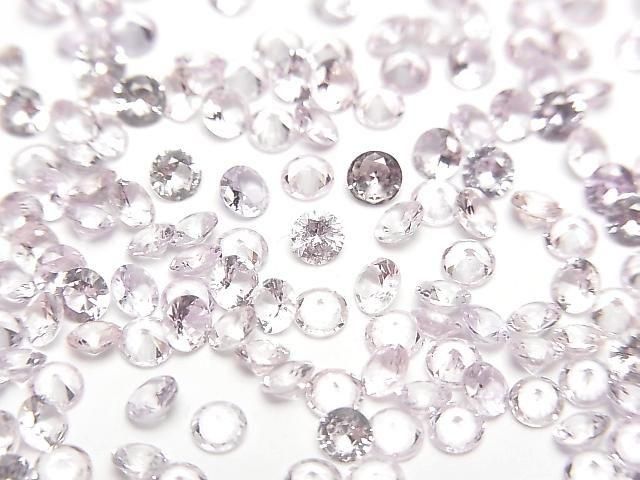 [Video] Unheated Pink Sapphire AAA Loose Stone Round Faceted 3x3mm 3pcs