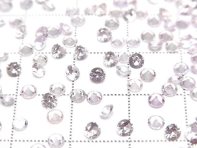 [Video] Unheated Pink Sapphire AAA Loose Stone Round Faceted 3x3mm 3pcs