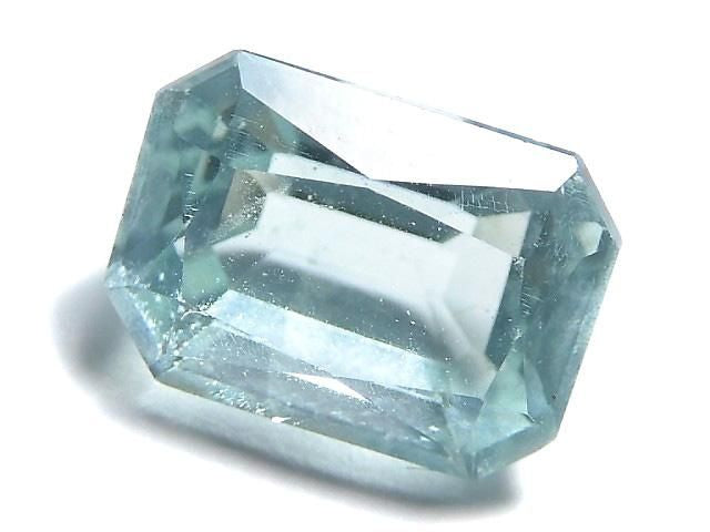 [Video][One of a kind] High Quality Blue-Green Fluorite Loose Stone Faceted 1pc NO.104