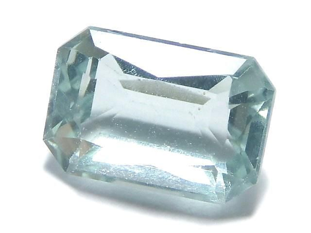 [Video][One of a kind] High Quality Blue-Green Fluorite Loose Stone Faceted 1pc NO.106