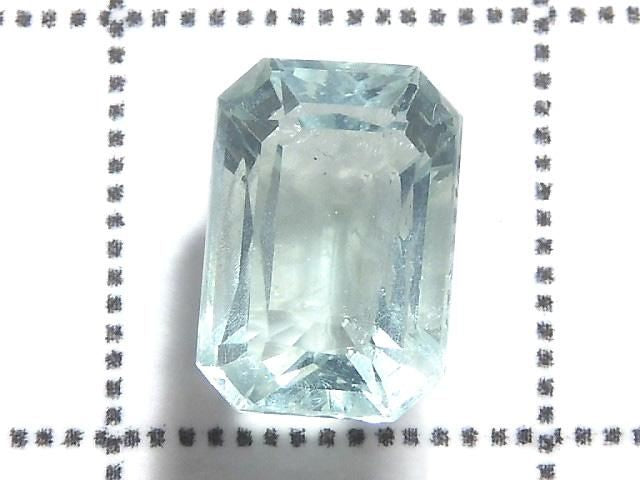 [Video][One of a kind] High Quality Blue-Green Fluorite Loose Stone Faceted 1pc NO.106
