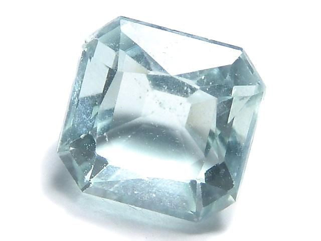 [Video][One of a kind] High Quality Blue-Green Fluorite Loose Stone Faceted 1pc NO.108