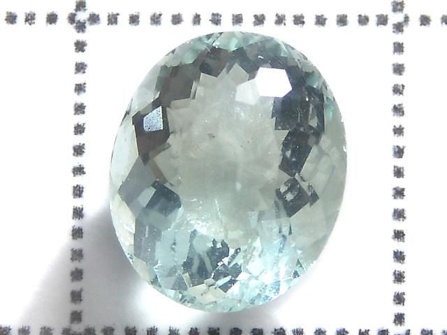 [Video][One of a kind] High Quality Blue-Green Fluorite Loose Stone Faceted 1pc NO.120