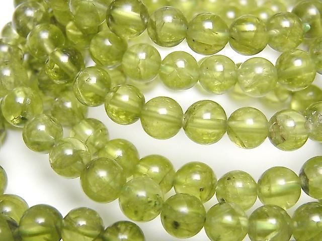 [Video] Peridot AA Round 6mm Bracelet