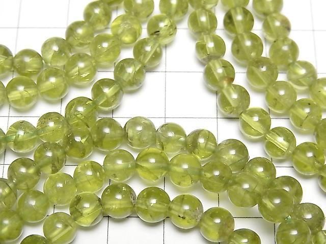 [Video] Peridot AA Round 6mm Bracelet