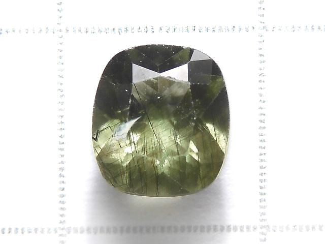 [Video][One of a kind] High Quality Ludwigite in Peridot Loose Stone Faceted 1pc NO.111