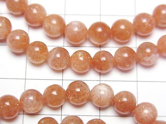 [Video] Sunstone AA+ Round 6mm Bracelet