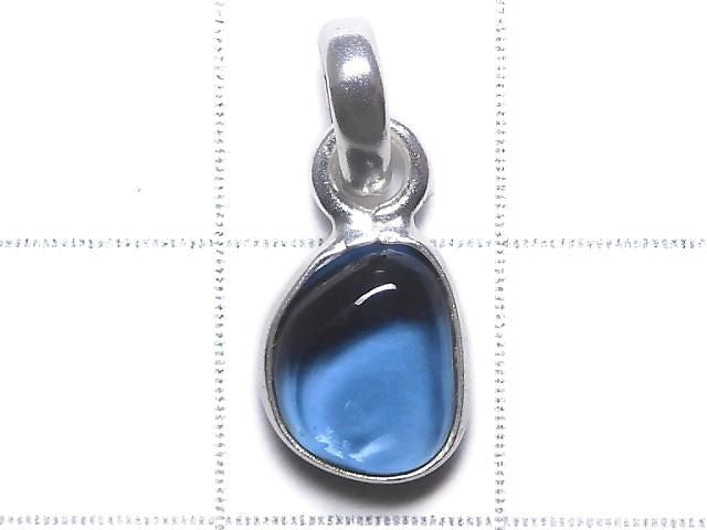 [Video][One of a kind] High Quality London Blue Topaz AAA Pendant Silver925 NO.49