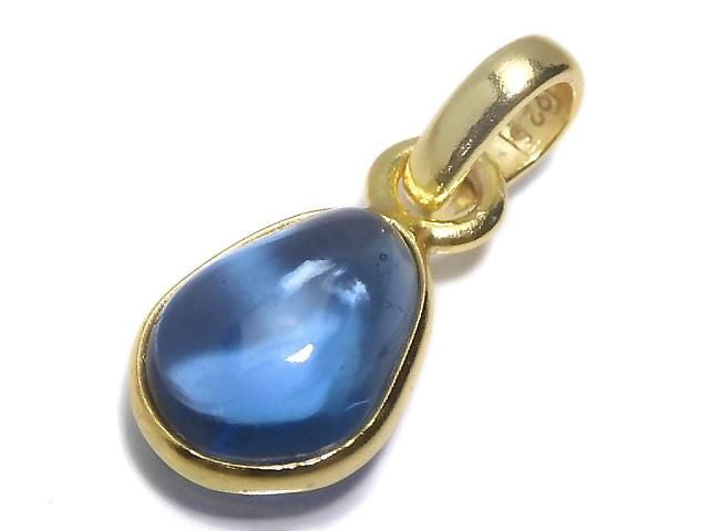 [Video][One of a kind] High Quality London Blue Topaz AAA Pendant 18KGP NO.51