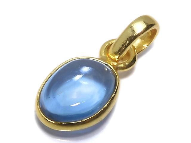 [Video][One of a kind] High Quality London Blue Topaz AAA Pendant 18KGP NO.52