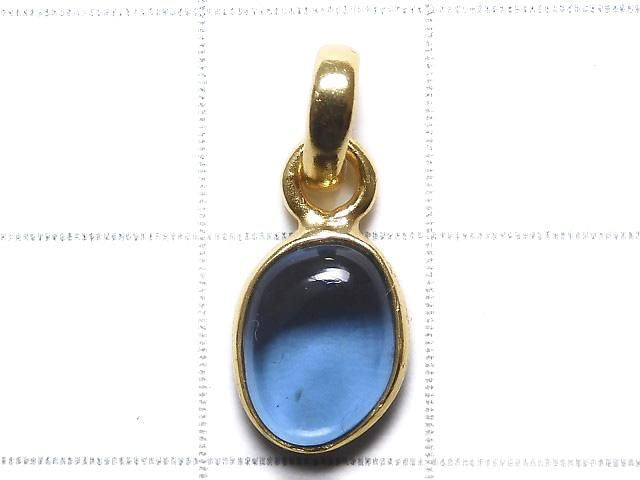 [Video][One of a kind] High Quality London Blue Topaz AAA Pendant 18KGP NO.52