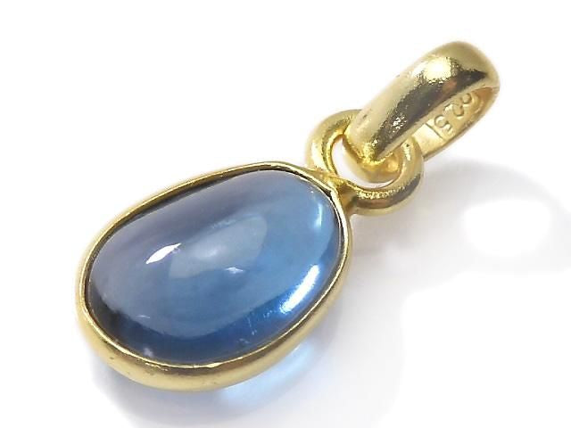 [Video][One of a kind] High Quality London Blue Topaz AAA Pendant 18KGP NO.53