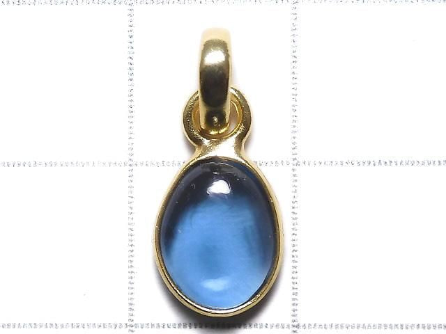 [Video][One of a kind] High Quality London Blue Topaz AAA Pendant 18KGP NO.54
