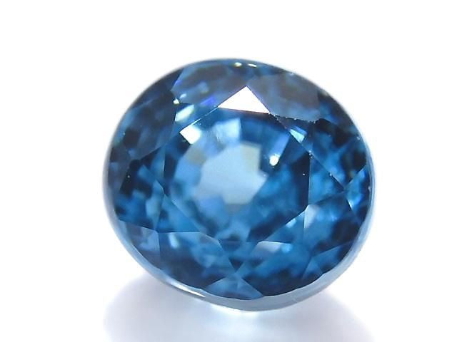 [Video][One of a kind] High Quality Natural Blue Zircon AAA Loose Stone Faceted 1pc NO.42