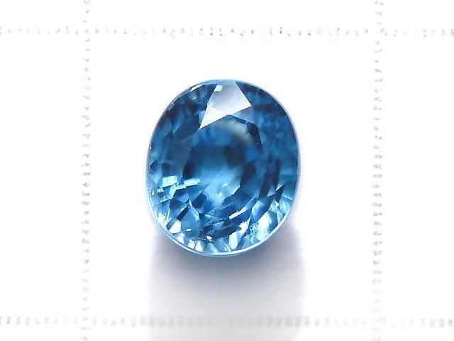 [Video][One of a kind] High Quality Natural Blue Zircon AAA Loose Stone Faceted 1pc NO.43