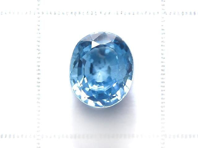 [Video][One of a kind] High Quality Natural Blue Zircon AAA Loose Stone Faceted 1pc NO.44