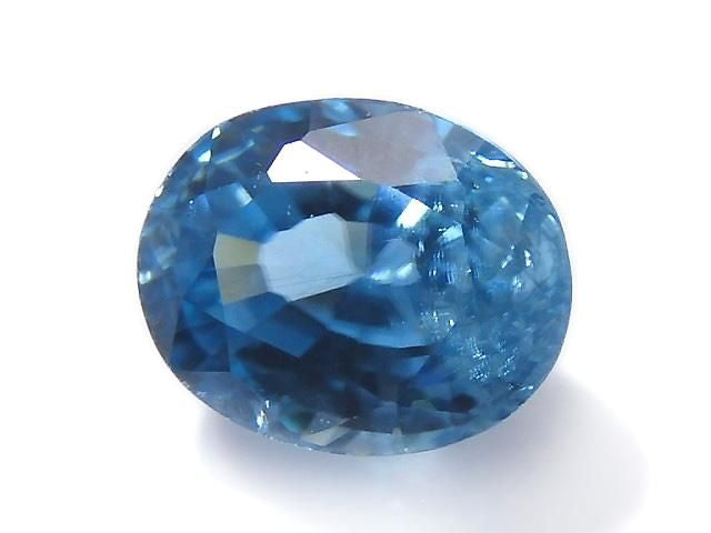 [Video][One of a kind] High Quality Natural Blue Zircon AAA Loose Stone Faceted 1pc NO.46