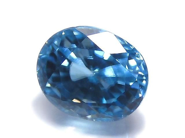 [Video][One of a kind] High Quality Natural Blue Zircon AAA Loose Stone Faceted 1pc NO.48